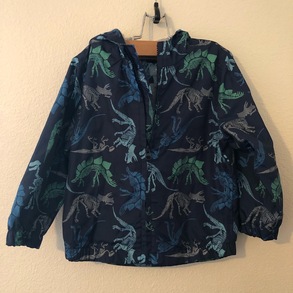 Cute GAP Dino Jersey Lined Windbreaker Jacket